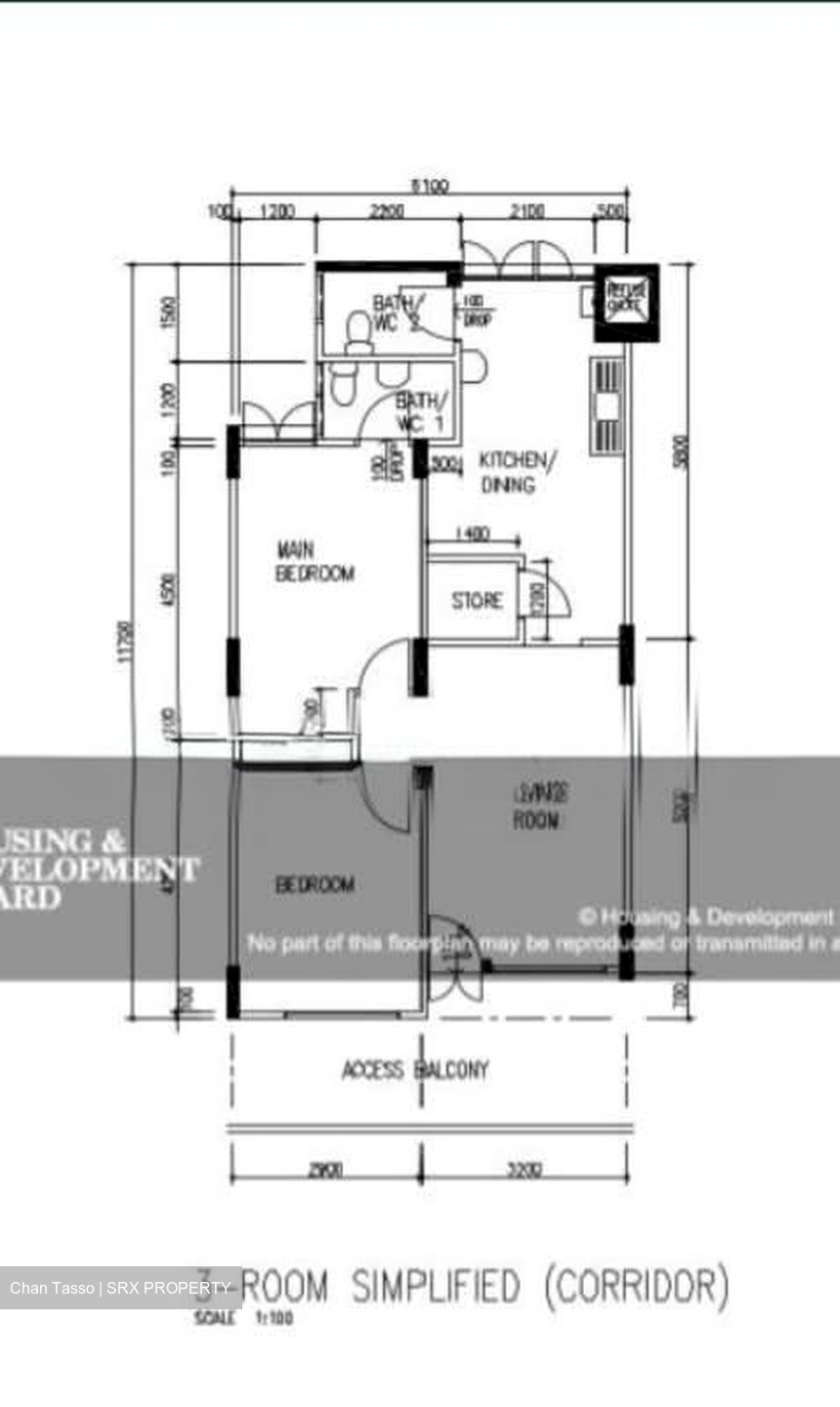 Blk 445 Tampines Street 42 (Tampines), HDB 3 Rooms #580903651